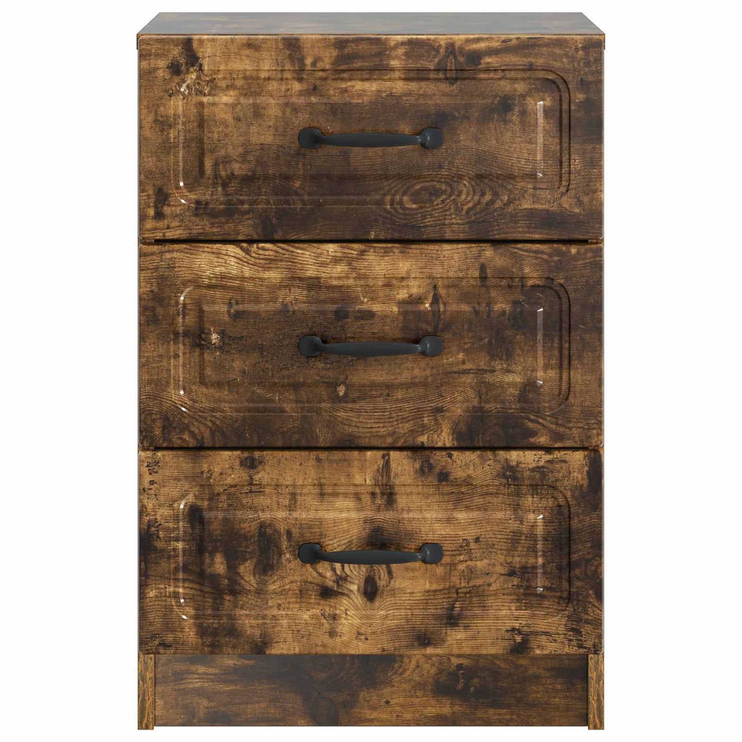 Nattbordskap Røkt Eik 43 x 41 x 63,5 cm Konstruert tre