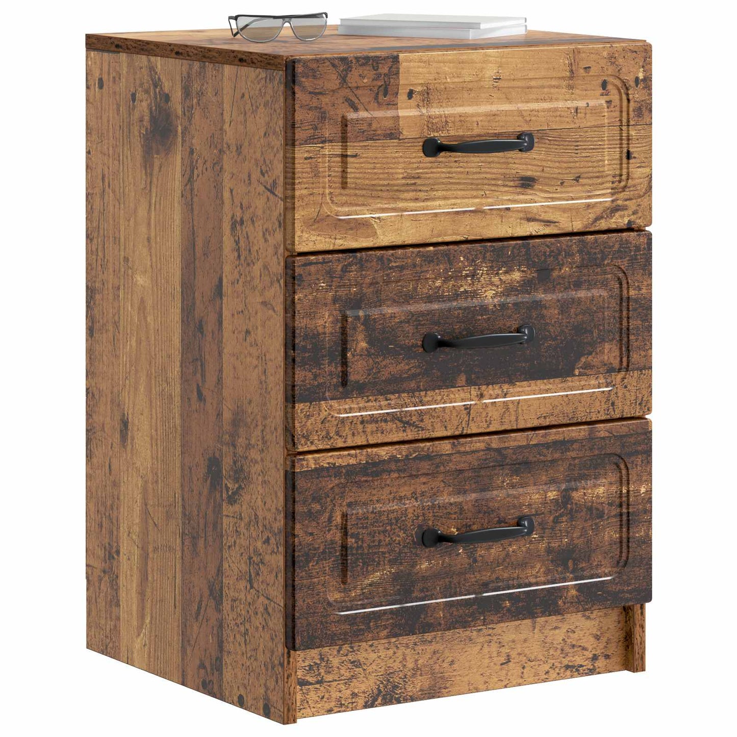 Nattbordskap Gammelt tre 43 x 41 x 63,5 cm Konstruert tre
