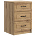 Nattbordskap Artisan eik 43 x 41 x 63,5 cm Konstruert tre