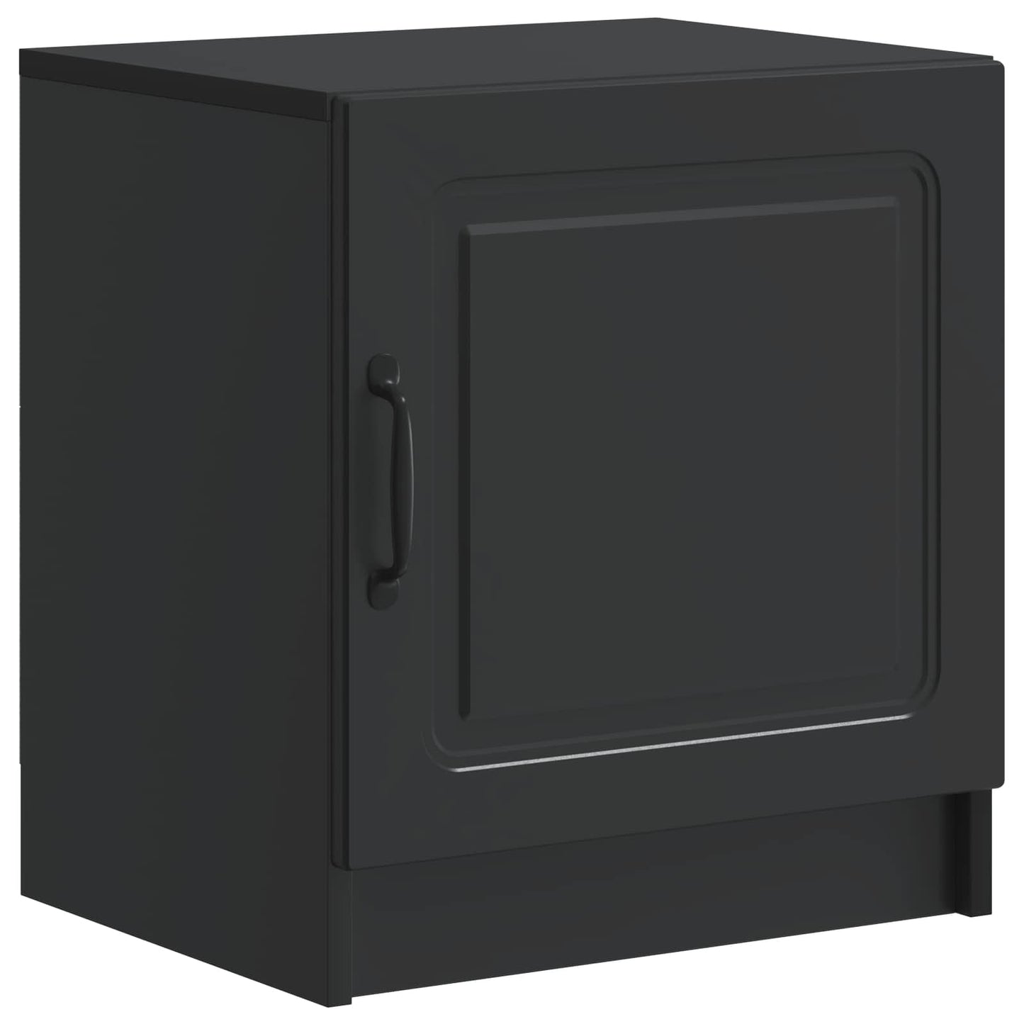 Nattbordskap Svart 43 x 34,5 x 47 cm Konstruert tre