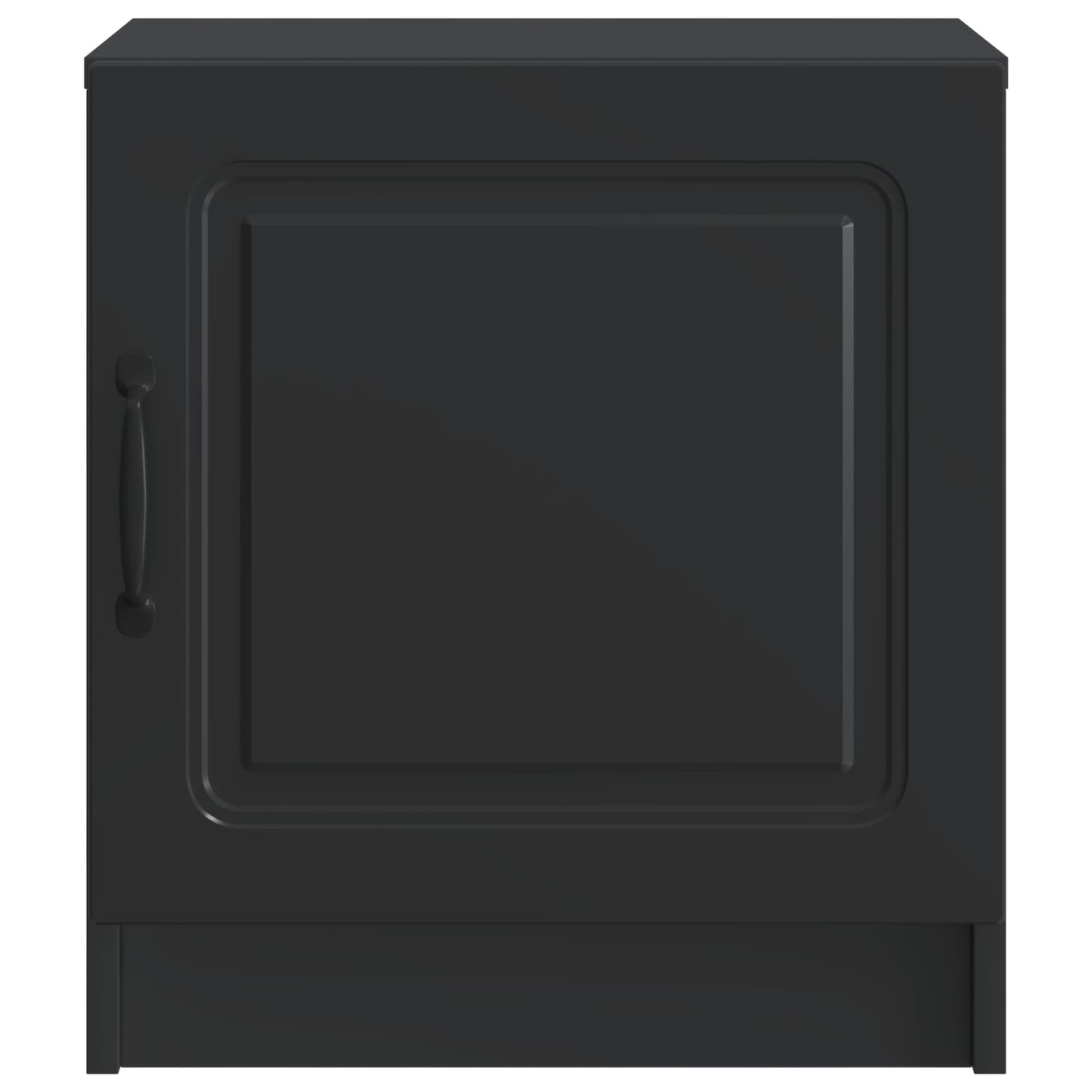 Nattbordskap 2 pcs Svart 43 x 34,5 x 47 cm Konstruert tre