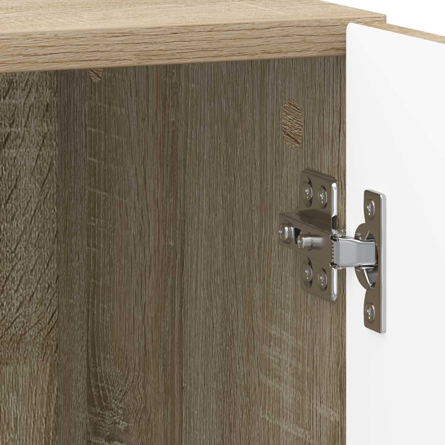 Nattbordskap 2 pcs Sonoma eik 43 x 34,5 x 47 cm Konstruert tre