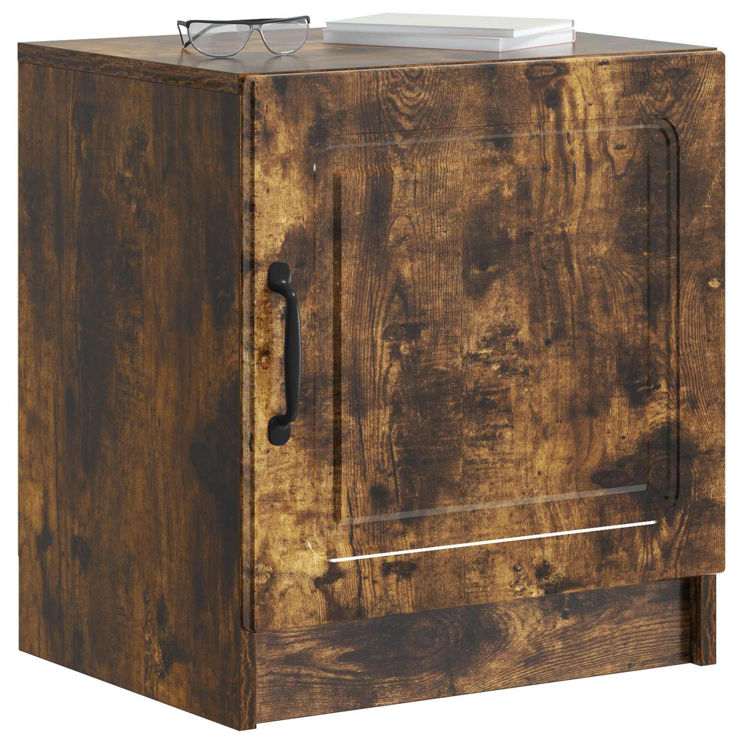 Nattbordskap Røkt Eik 43 x 34,5 x 47 cm Konstruert tre