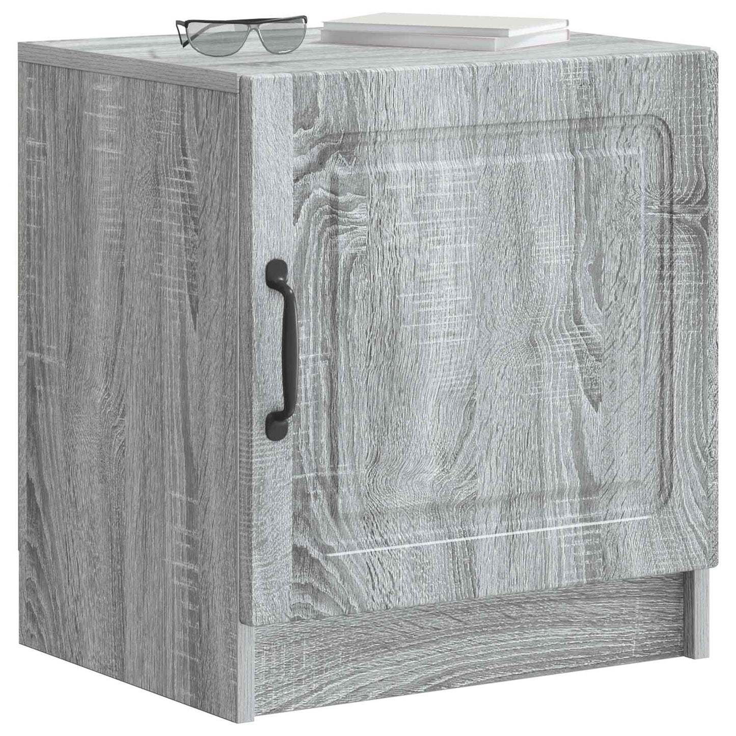 Nattbordskap Grå sonoma 43 x 34,5 x 47 cm Konstruert tre