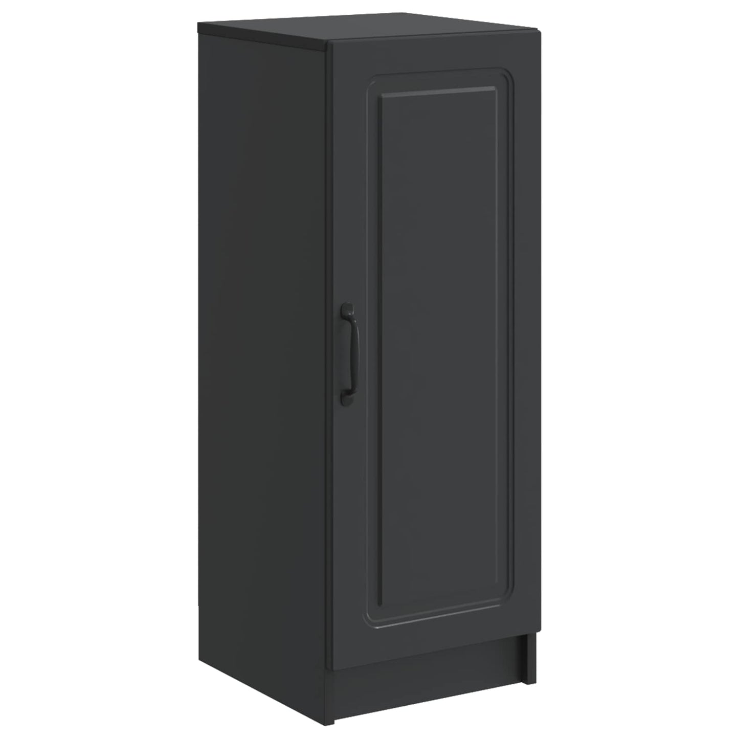Serviesskap Svart 33 x 34,5 x 87 cm Konstruert tre