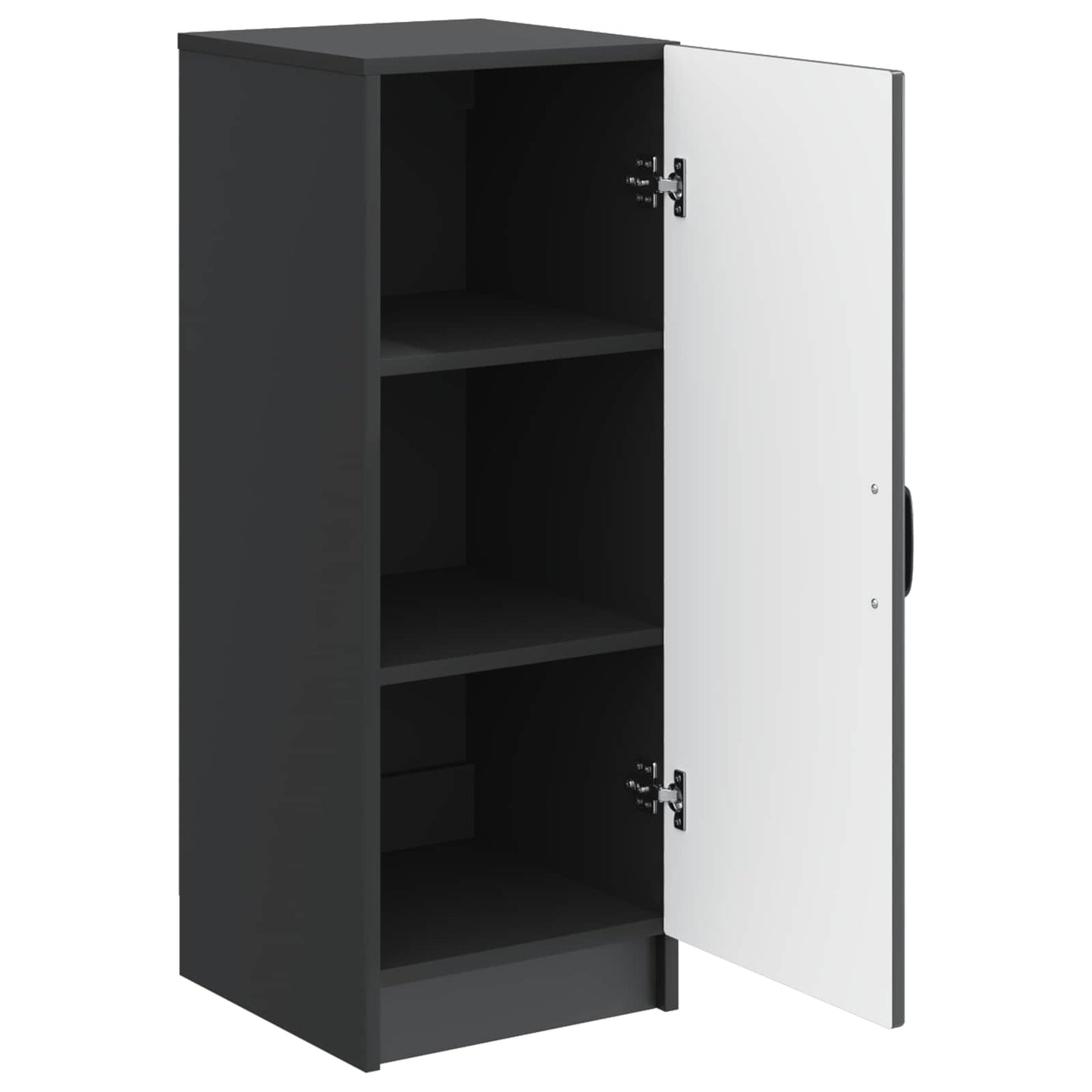 Serviesskap Svart 33 x 34,5 x 87 cm Konstruert tre