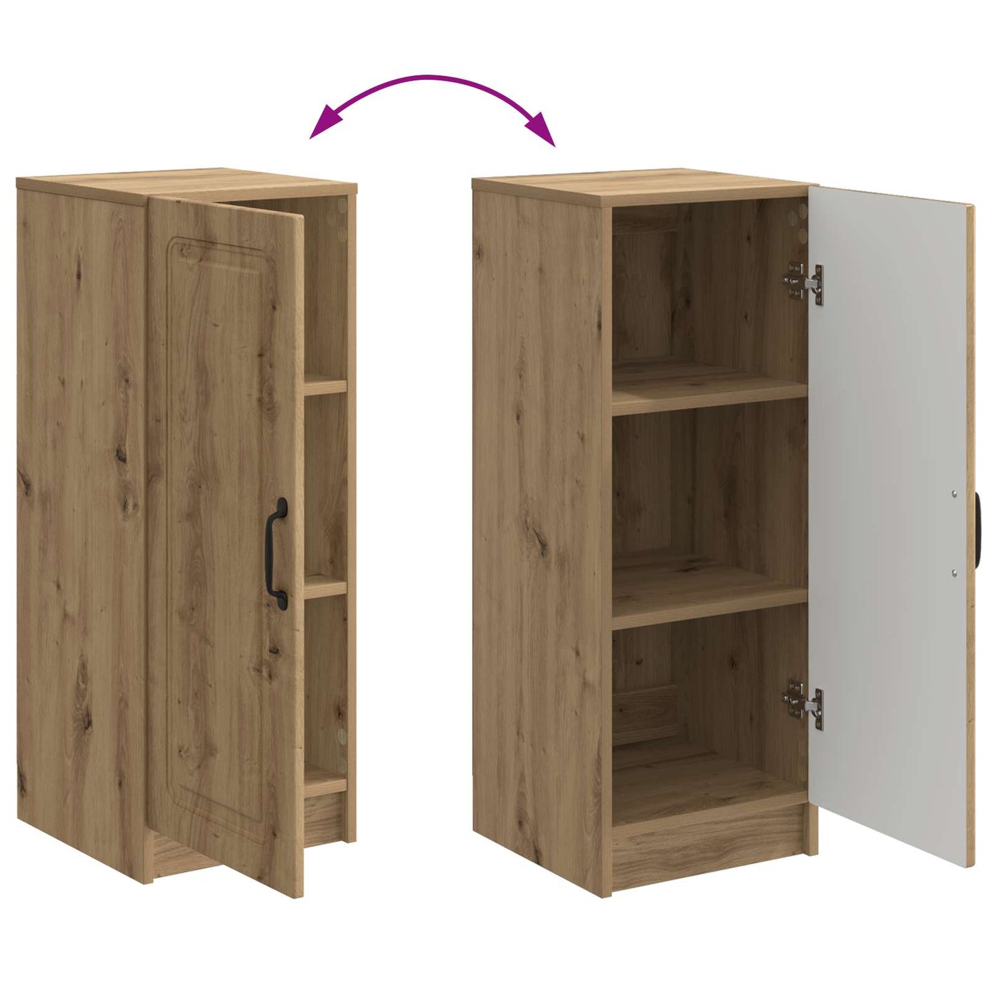 Serviesskap Artisan eik 33 x 34,5 x 87 cm Konstruert tre