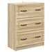 Skuffeskap Sonoma eik 66 x 34,5 x 87 cm Konstruert tre