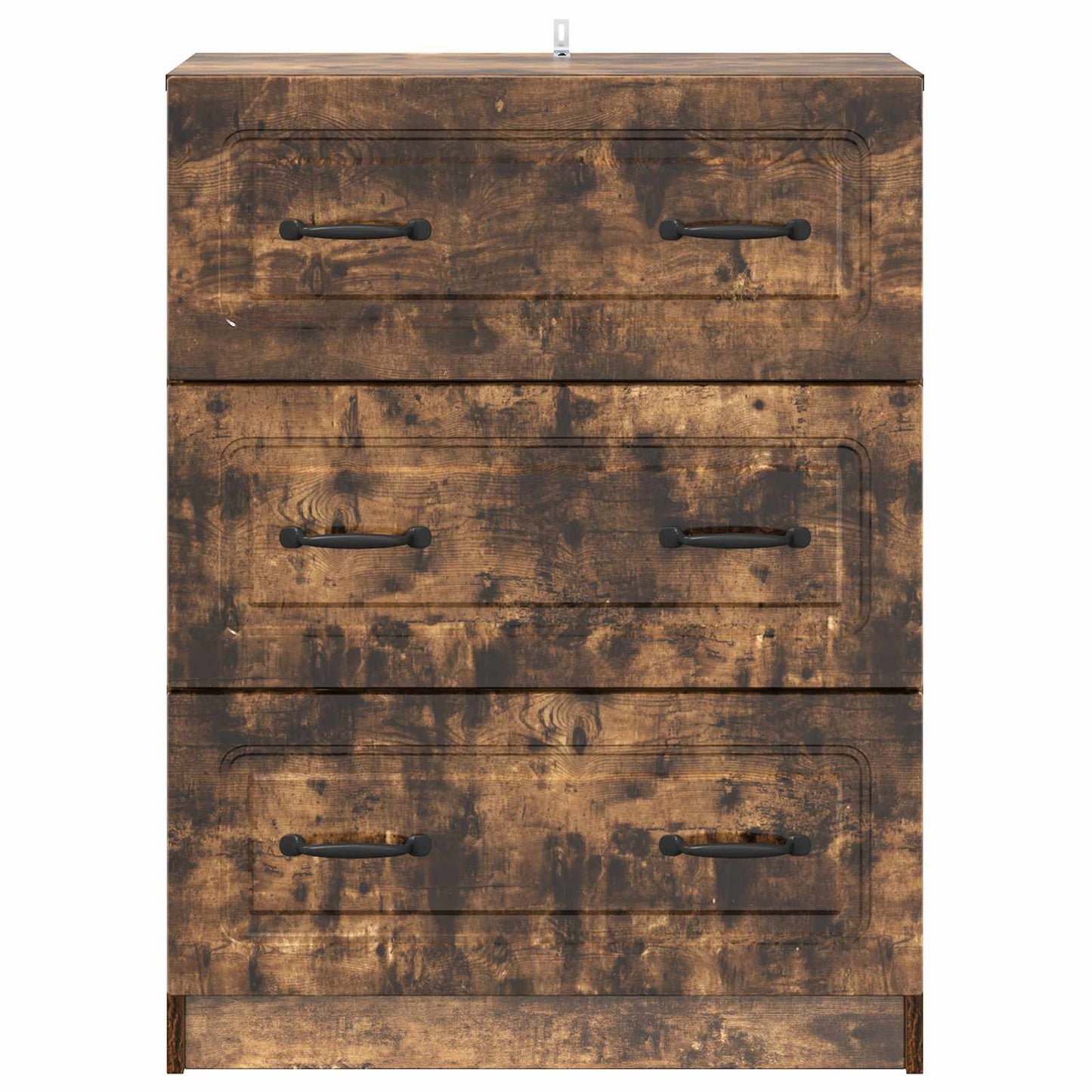 Skuffeskap Røkt Eik 66 x 34,5 x 87 cm Konstruert tre