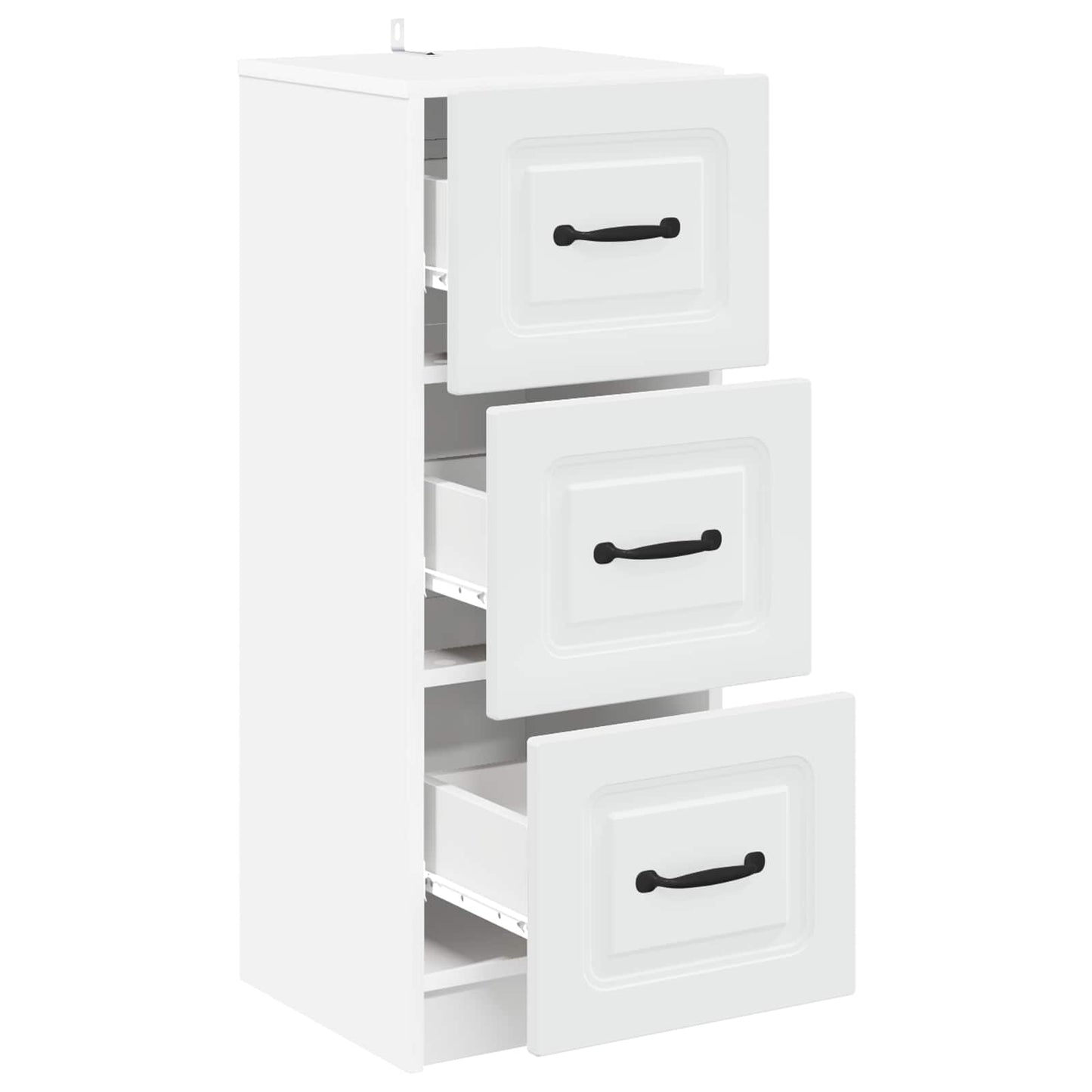 Skuffeskap Hvit 33 x 34,5 x 87 cm Konstruert tre