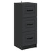 Skuffeskap Svart 33 x 34,5 x 87 cm Konstruert tre