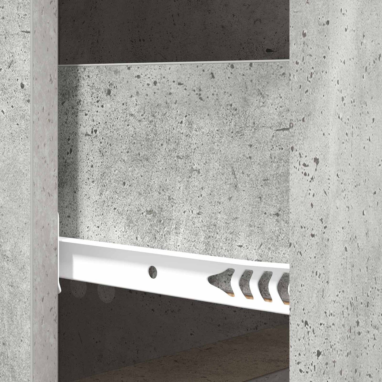 Skuffeskap Betonggrå 33 x 34,5 x 87 cm Konstruert tre