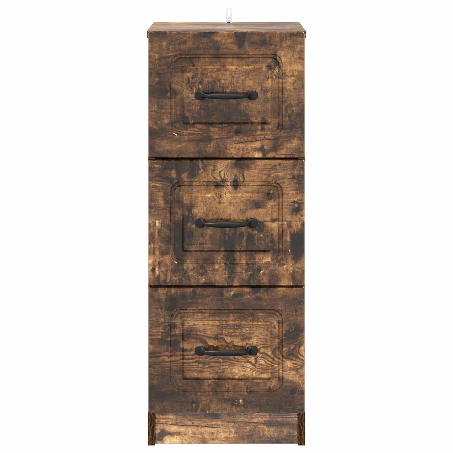 Skuffeskap Røkt Eik 33 x 34,5 x 87 cm Konstruert tre