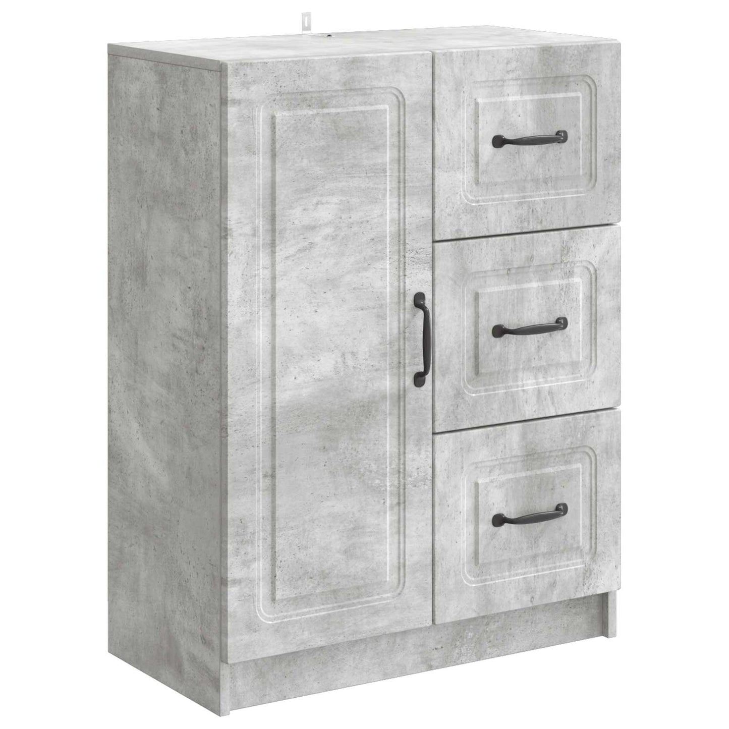 Serviesskap Betonggrå 66 x 34,5 x 87 cm Konstruert tre