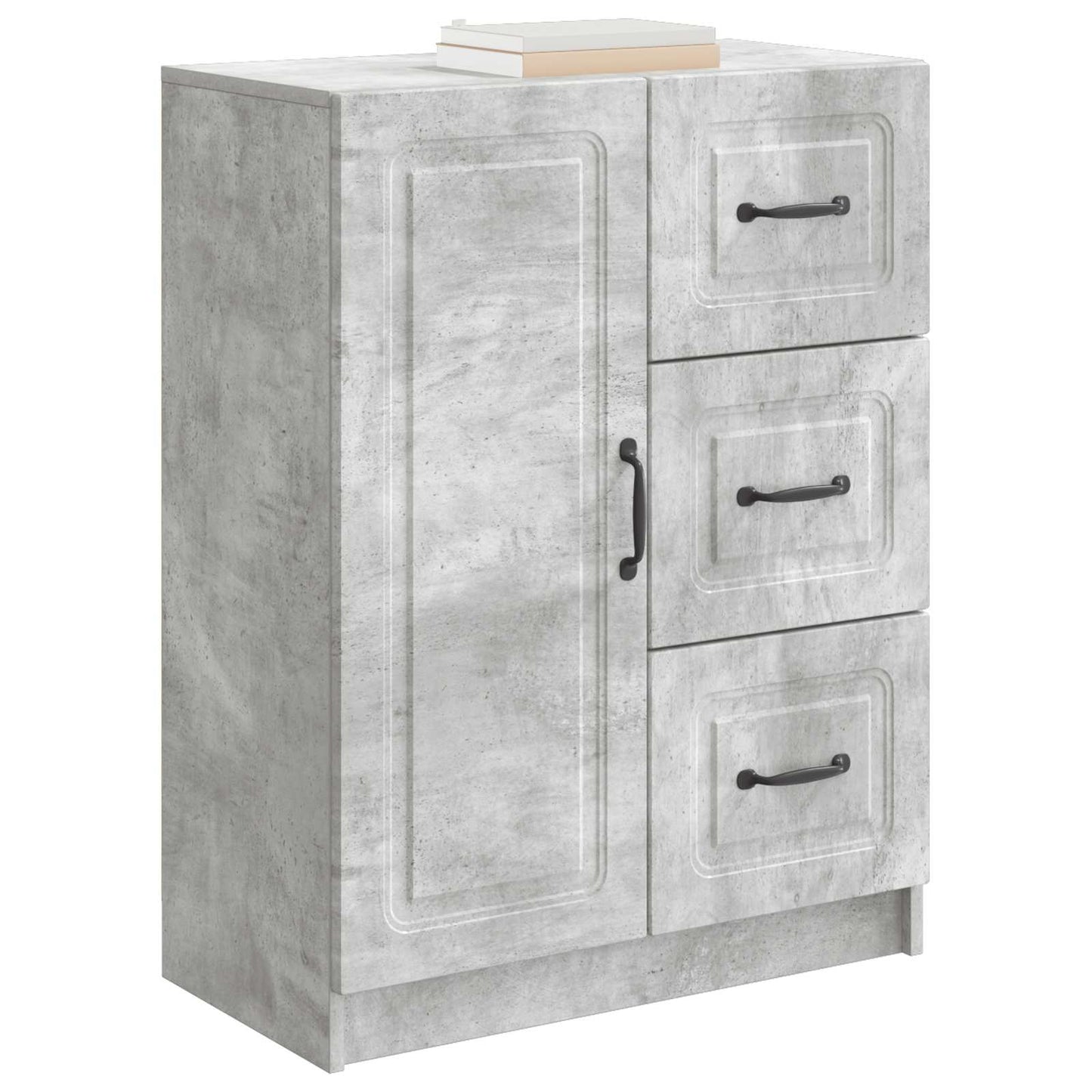 Serviesskap Betonggrå 66 x 34,5 x 87 cm Konstruert tre