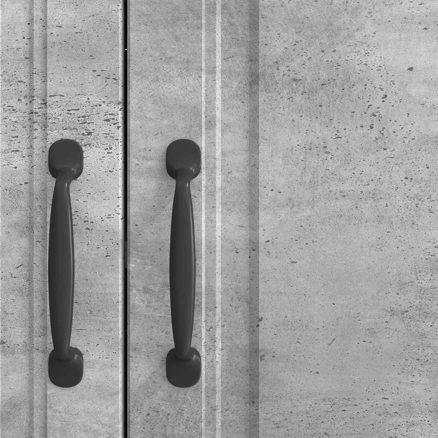 Serviesskap Betonggrå 89 x 34,5 x 77 cm Konstruert tre