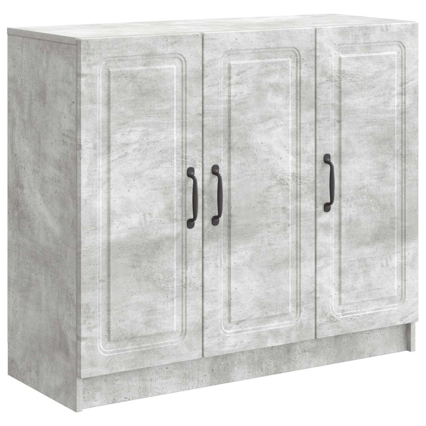 Serviesskap Betonggrå 89 x 34,5 x 77 cm Konstruert tre