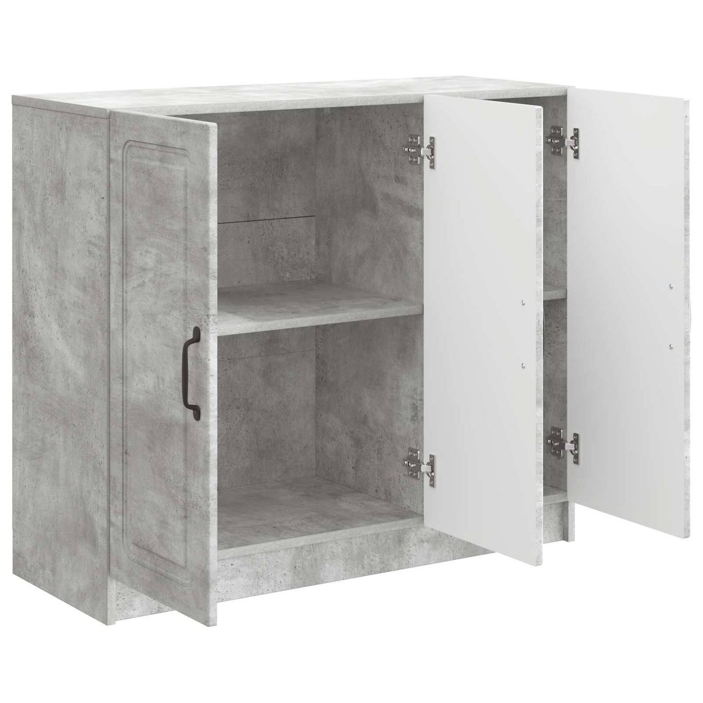 Serviesskap Betonggrå 89 x 34,5 x 77 cm Konstruert tre