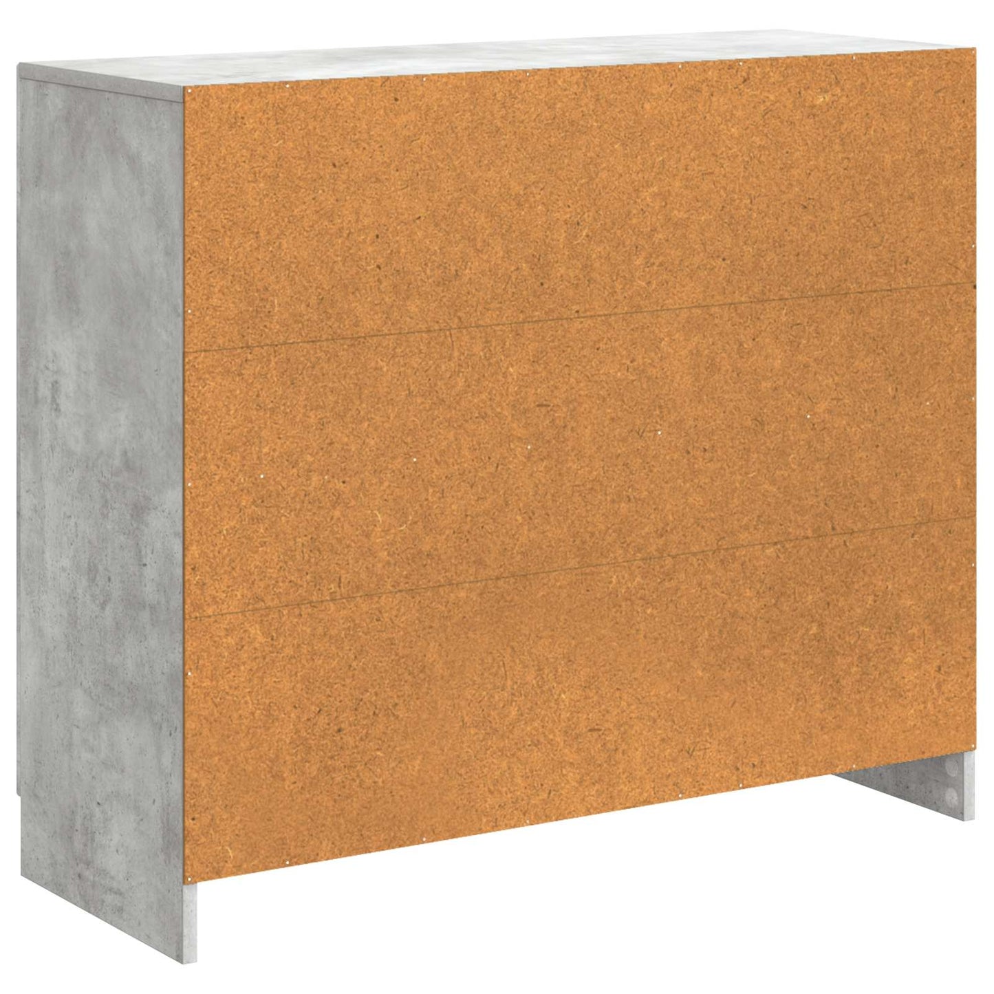 Serviesskap Betonggrå 89 x 34,5 x 77 cm Konstruert tre