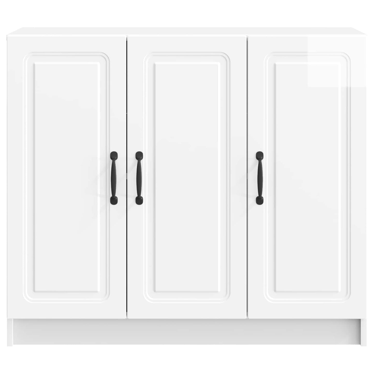 Serviesskap Høgglans hvit 89 x 34,5 x 77 cm Konstruert tre