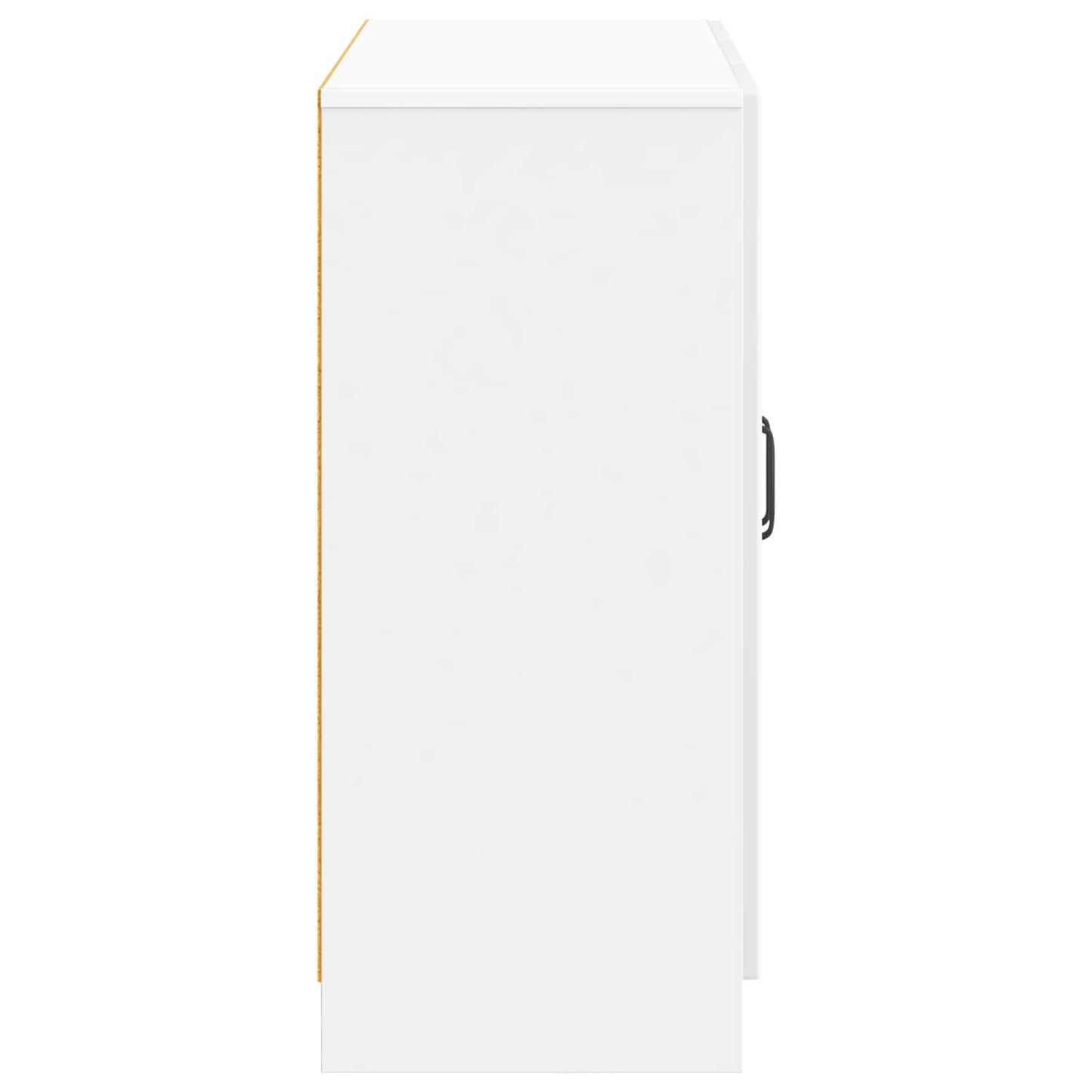 Serviesskap Høgglans hvit 89 x 34,5 x 77 cm Konstruert tre
