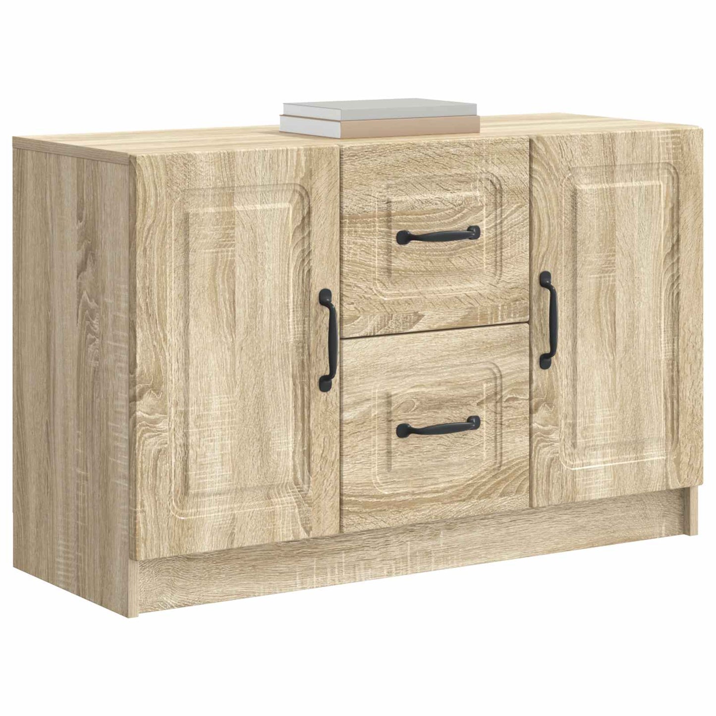 Serviesskap Sonoma eik 89 x 34,5 x 57 cm Konstruert tre