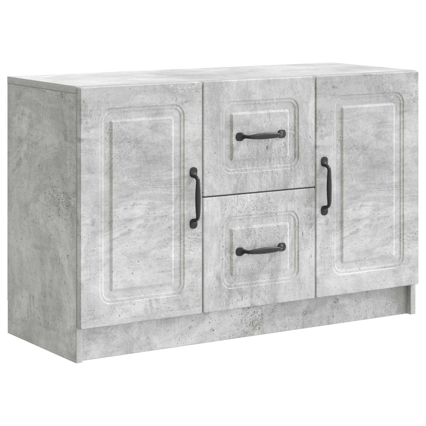 Serviesskap Betonggrå 89 x 34,5 x 57 cm Konstruert tre