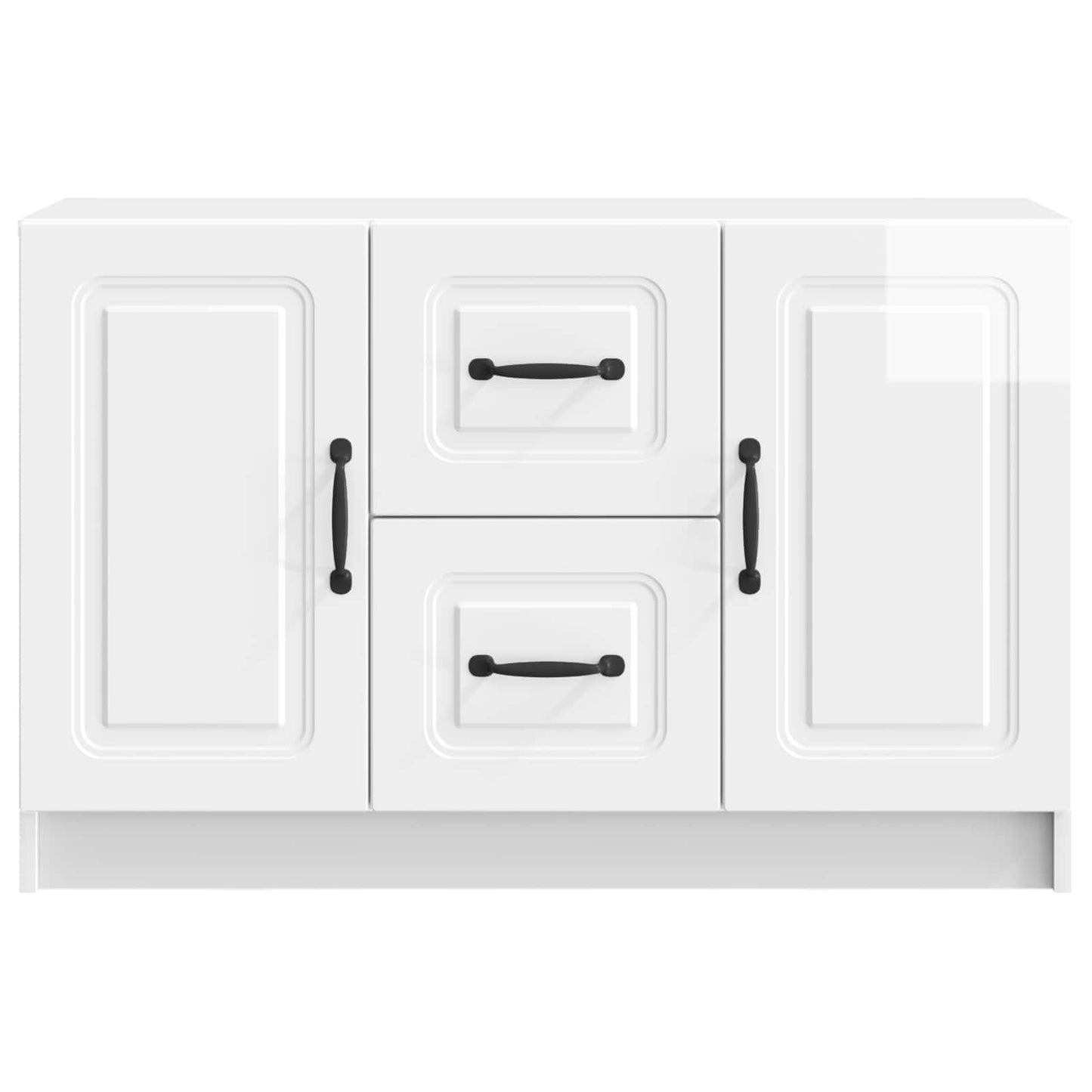 Serviesskap Høgglans hvit 89 x 34,5 x 57 cm Konstruert tre