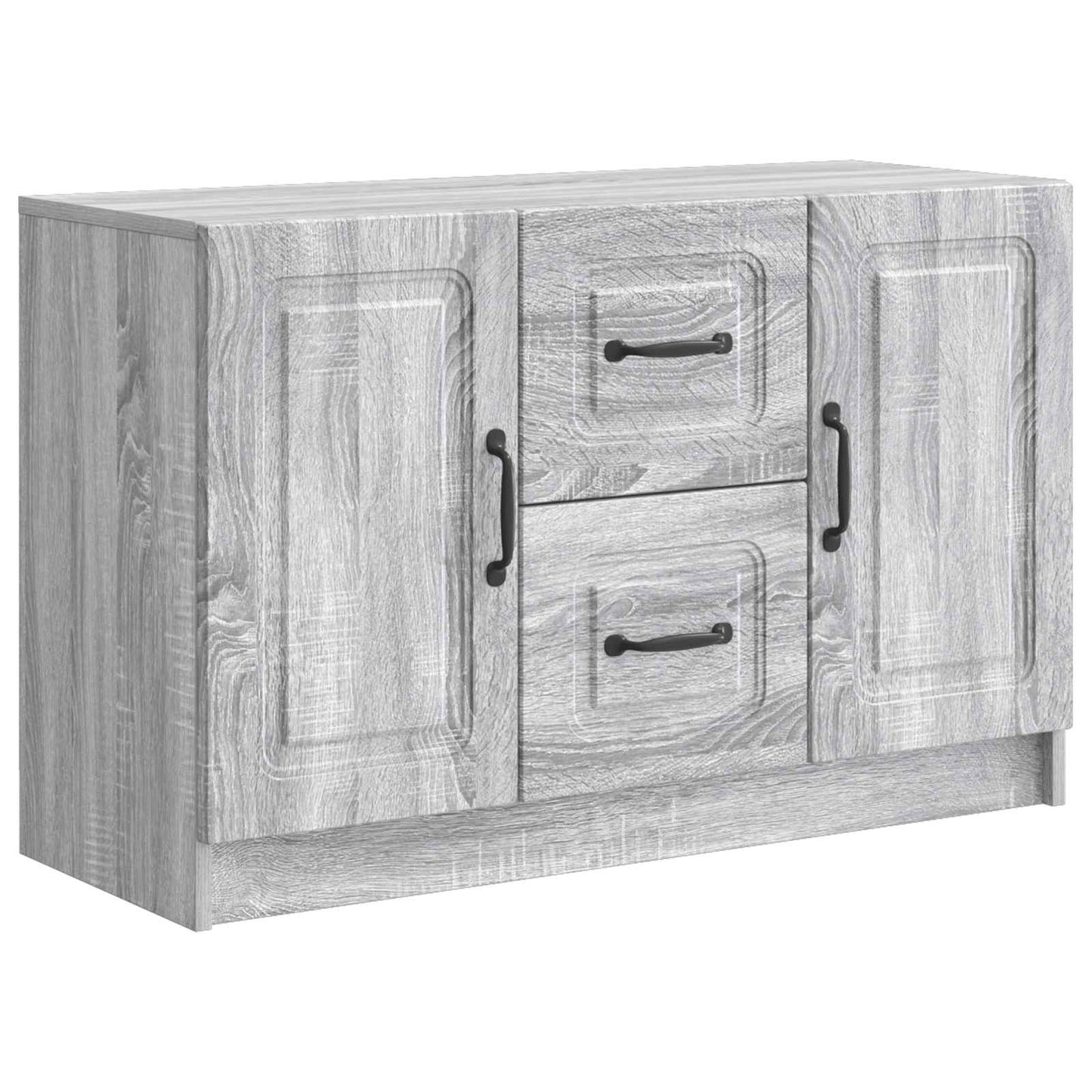 Serviesskap Grå sonoma 89 x 34,5 x 57 cm Konstruert tre