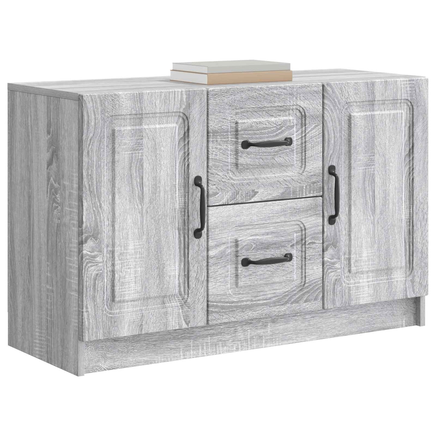Serviesskap Grå sonoma 89 x 34,5 x 57 cm Konstruert tre