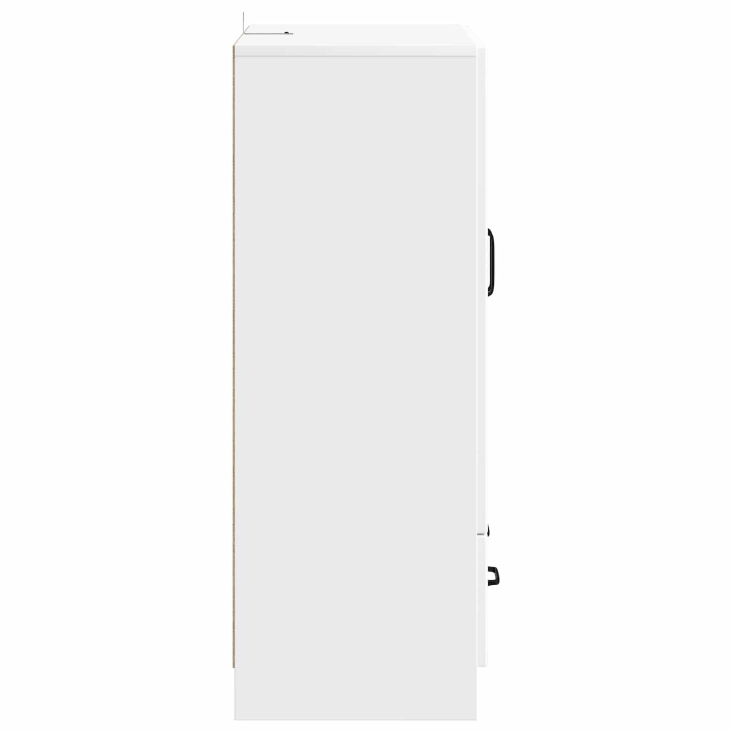 Serviesskap med skuff Hvit 66 x 34,5 x 92 cm Konstruert tre