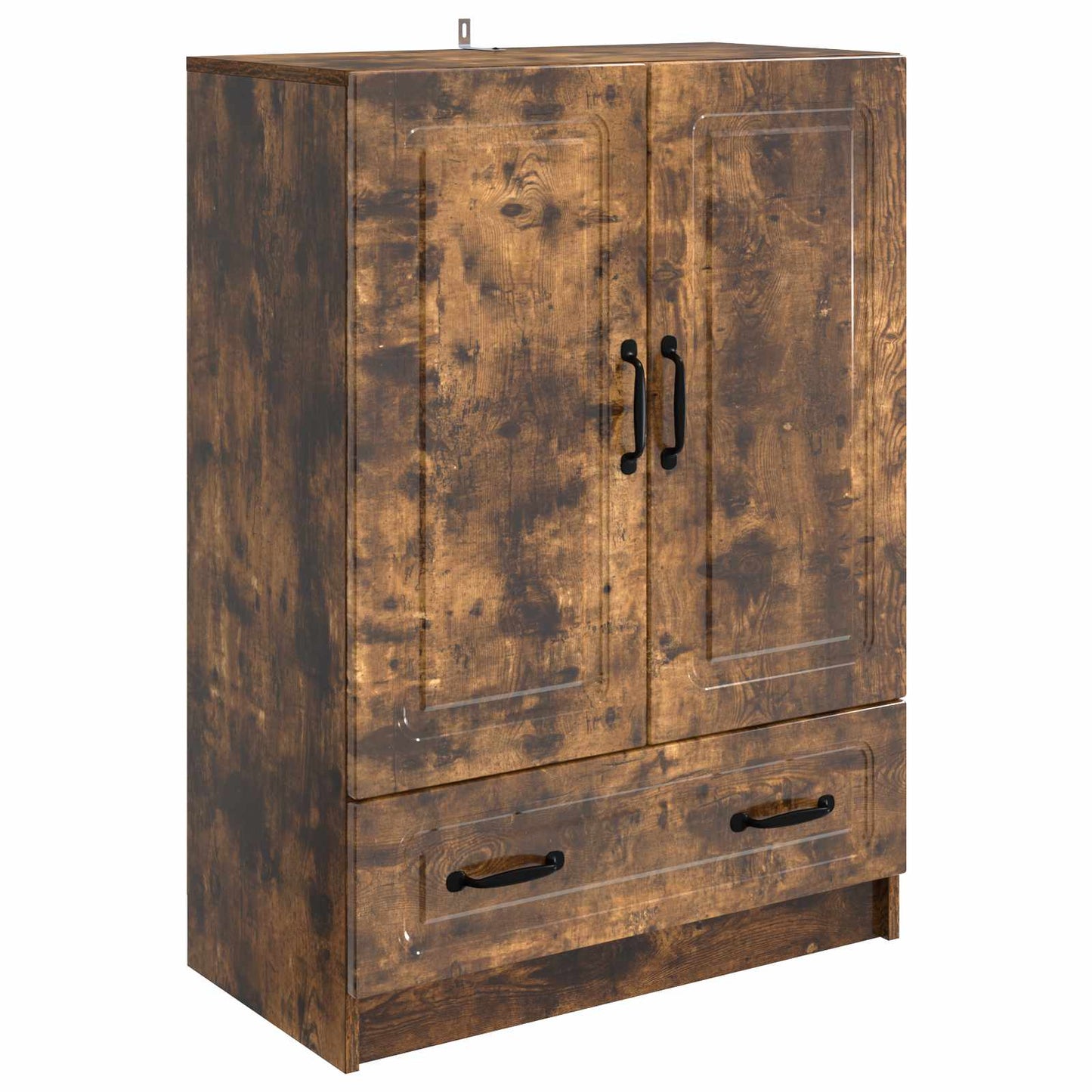Serviesskap med skuff Røkt Eik 66 x 34,5 x 92 cm Konstruert tre
