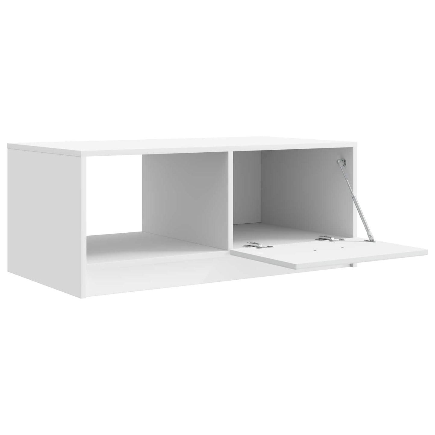 Kaffebord Hvit 90 x 50 x 37 cm Konstruert tre