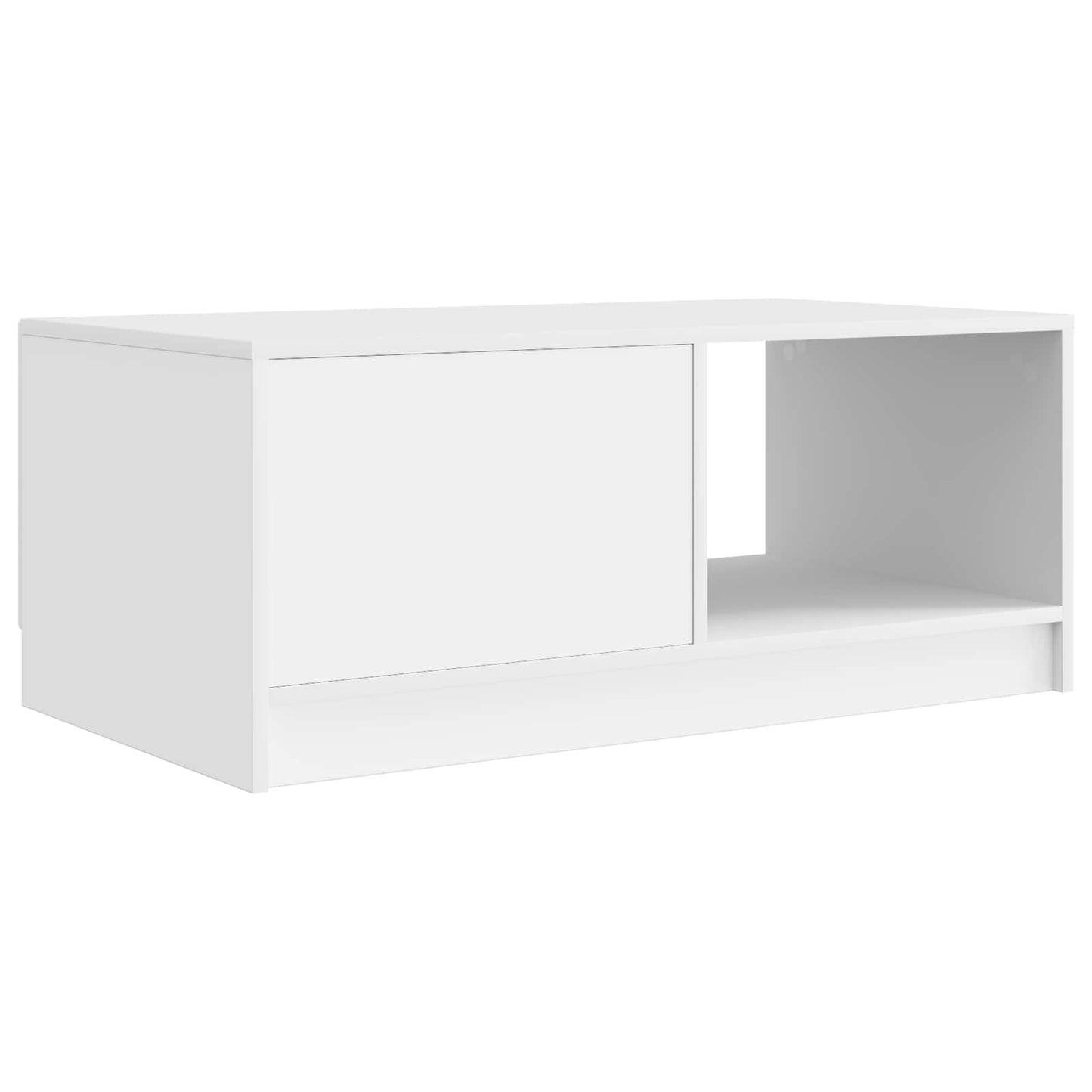 Kaffebord Hvit 90 x 50 x 37 cm Konstruert tre