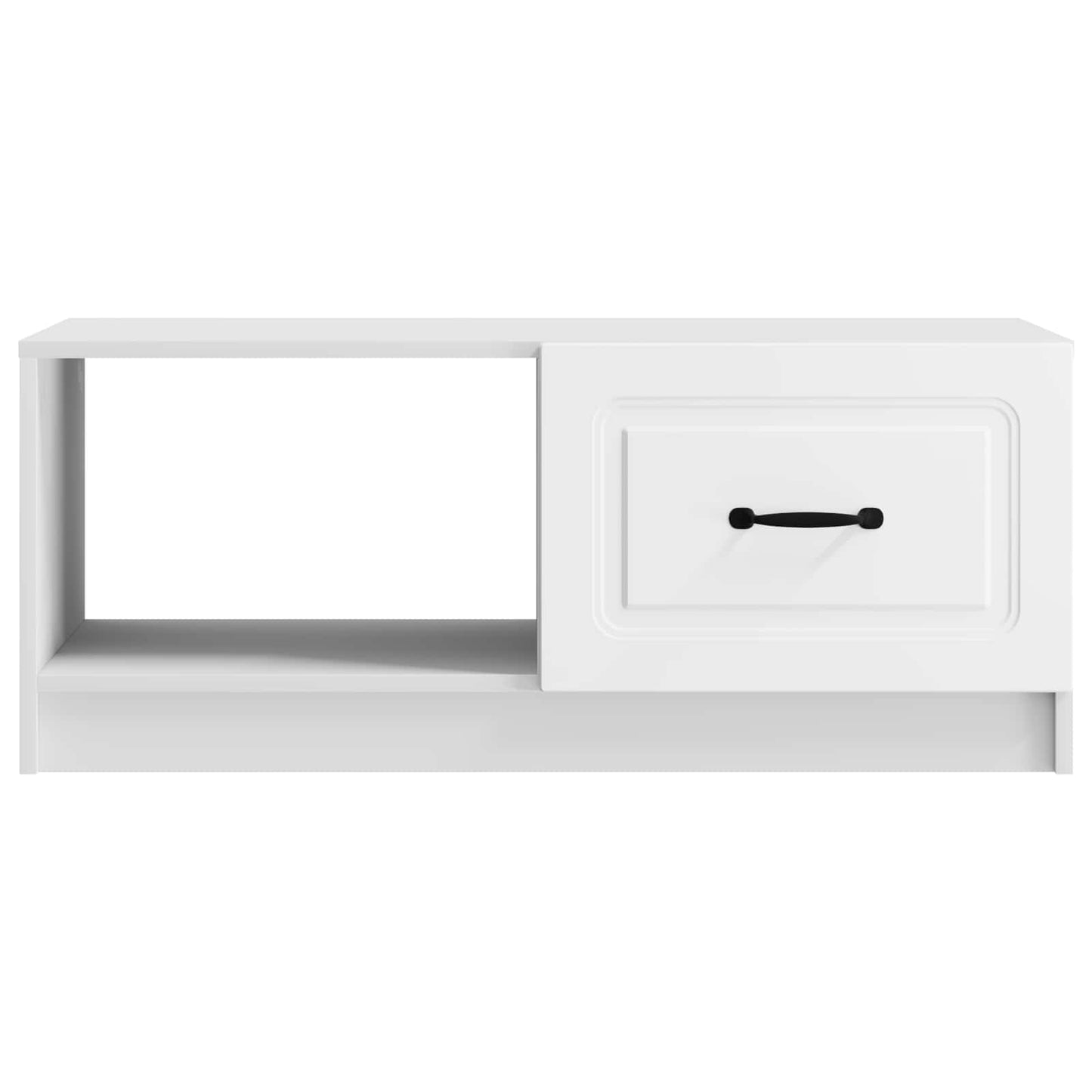 Kaffebord Hvit 90 x 50 x 37 cm Konstruert tre