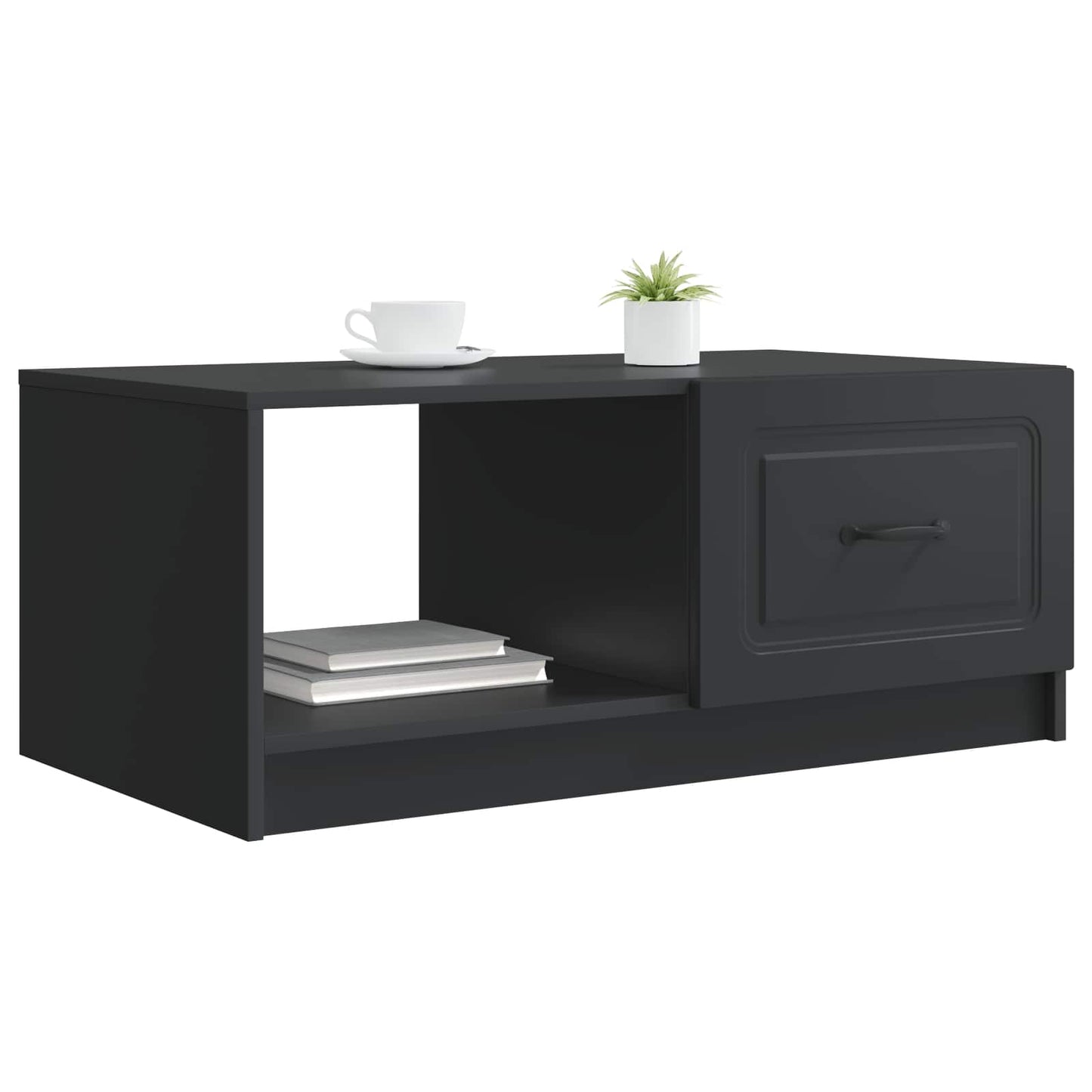 Kaffebord Svart 90 x 50 x 37 cm Konstruert tre