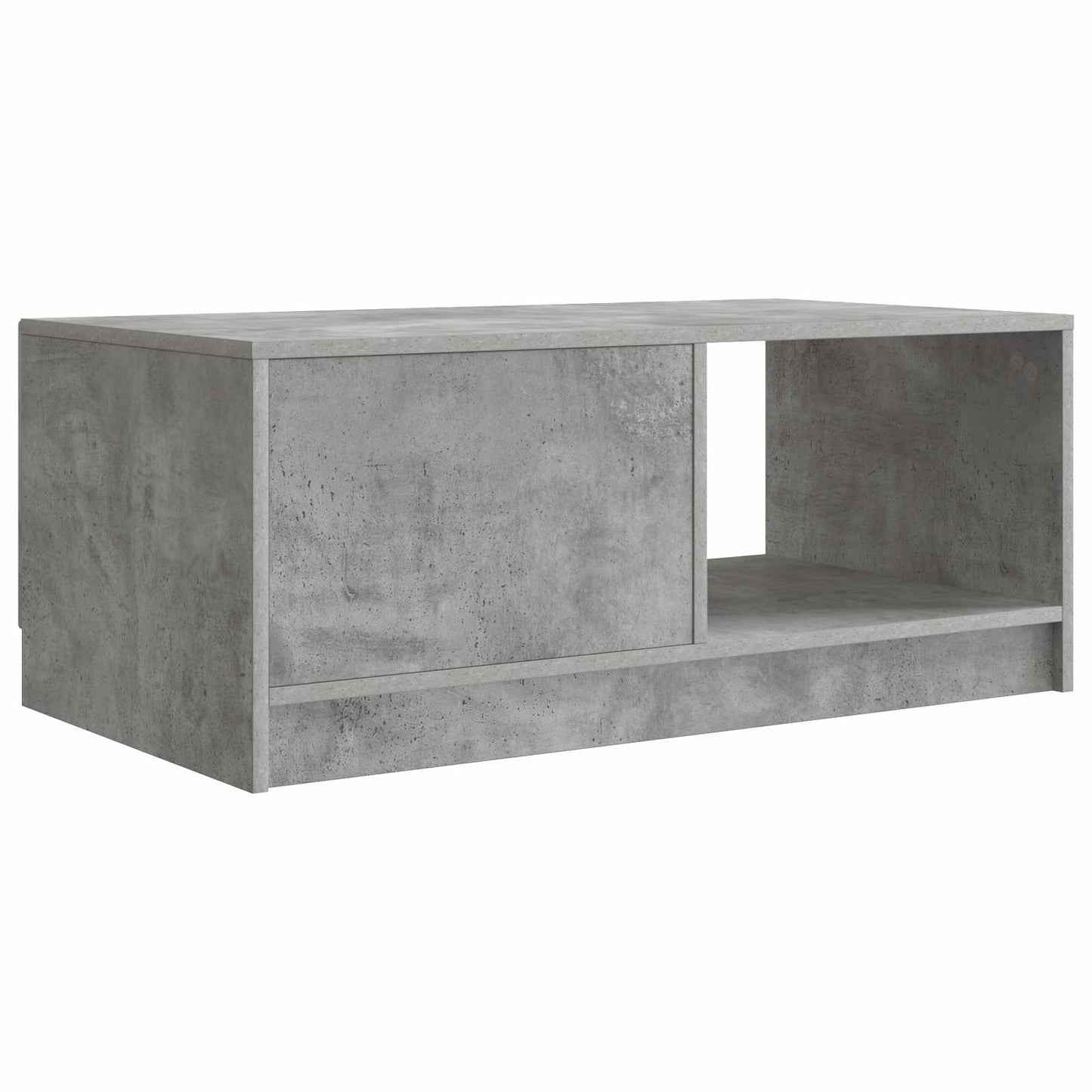 Kaffebord Betonggrå 90 x 50 x 37 cm Konstruert tre