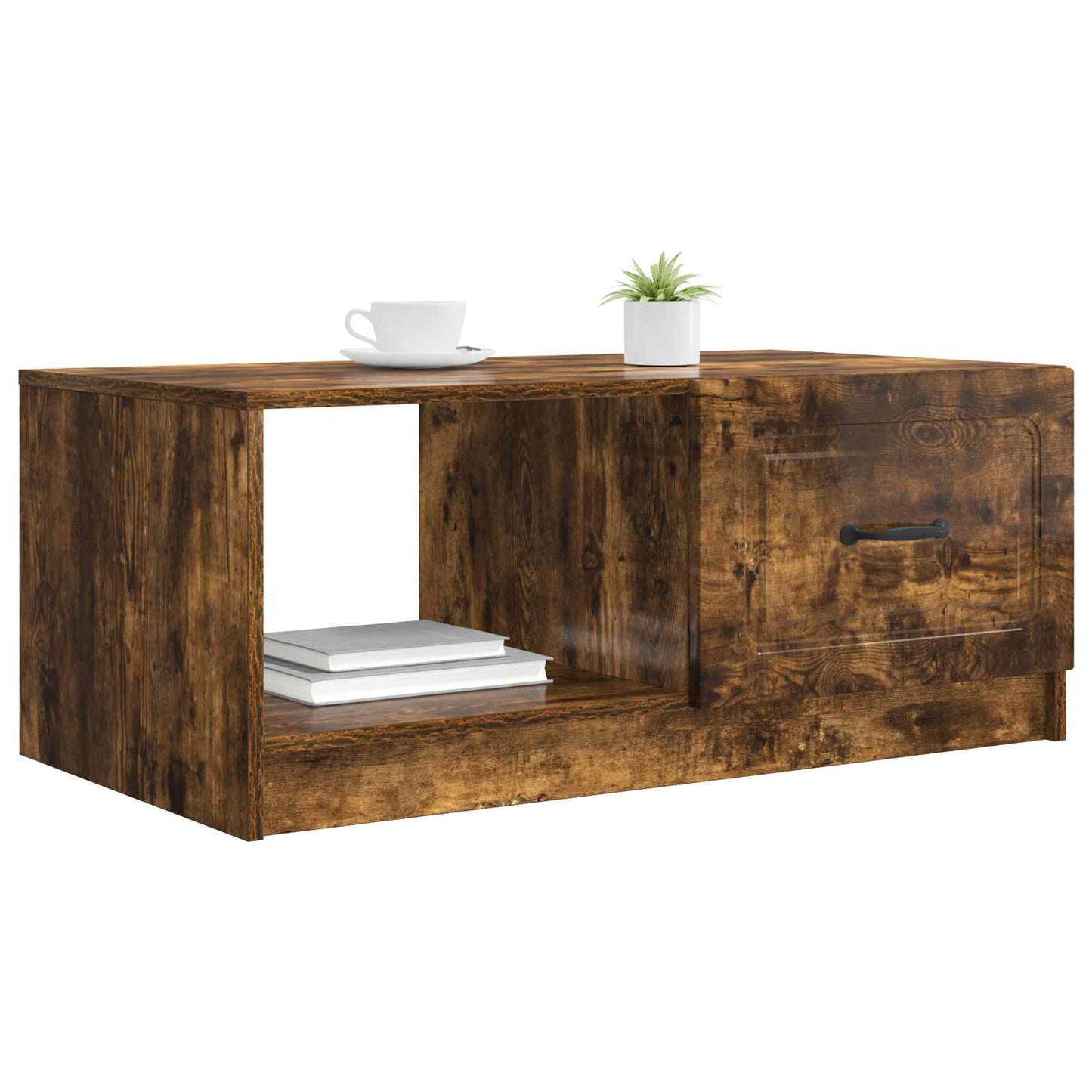 Kaffebord Røkt Eik 90 x 50 x 37 cm Konstruert tre