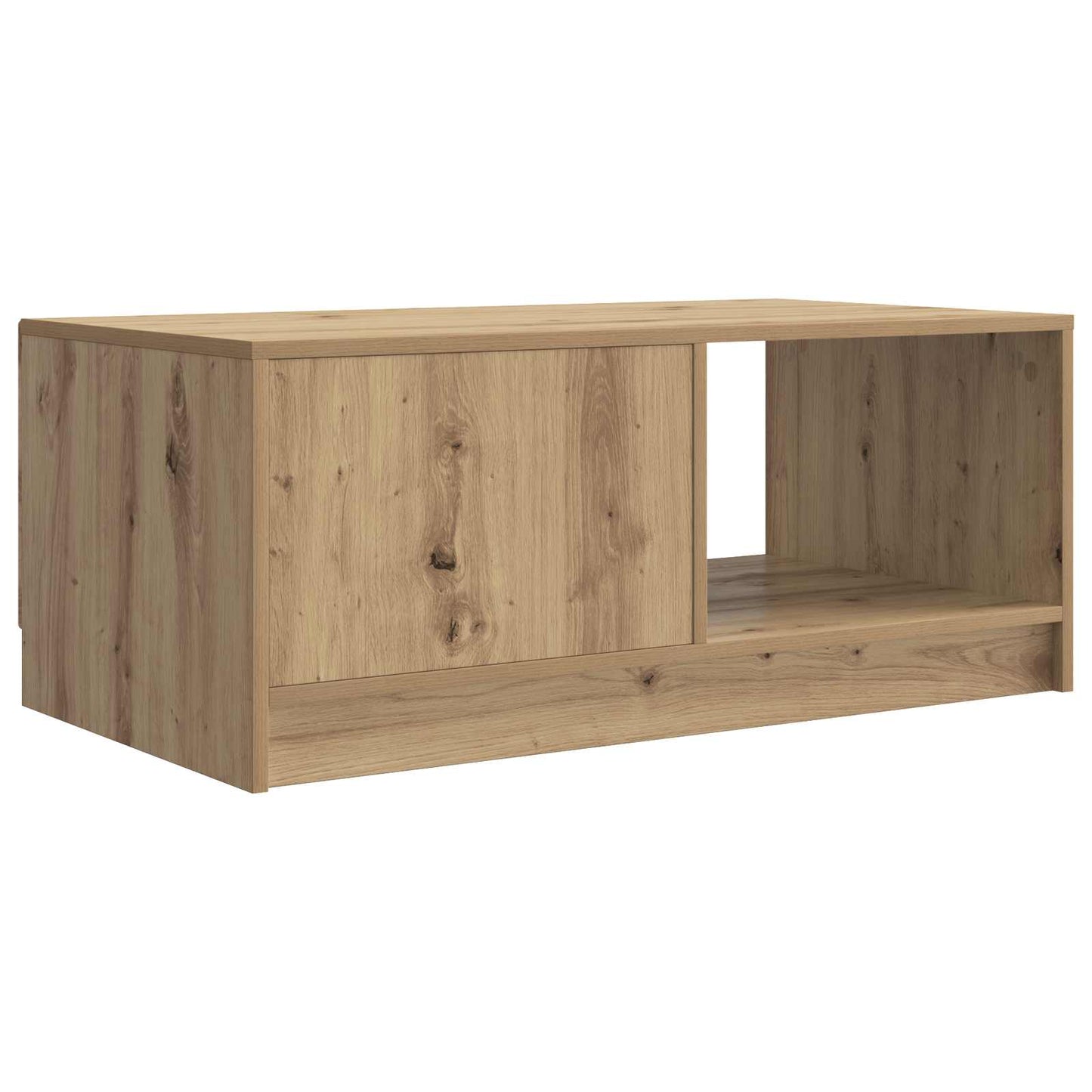 Kaffebord Artisan eik 90 x 50 x 37 cm Konstruert tre