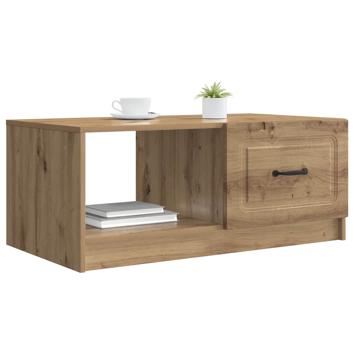 Kaffebord Artisan eik 90 x 50 x 37 cm Konstruert tre