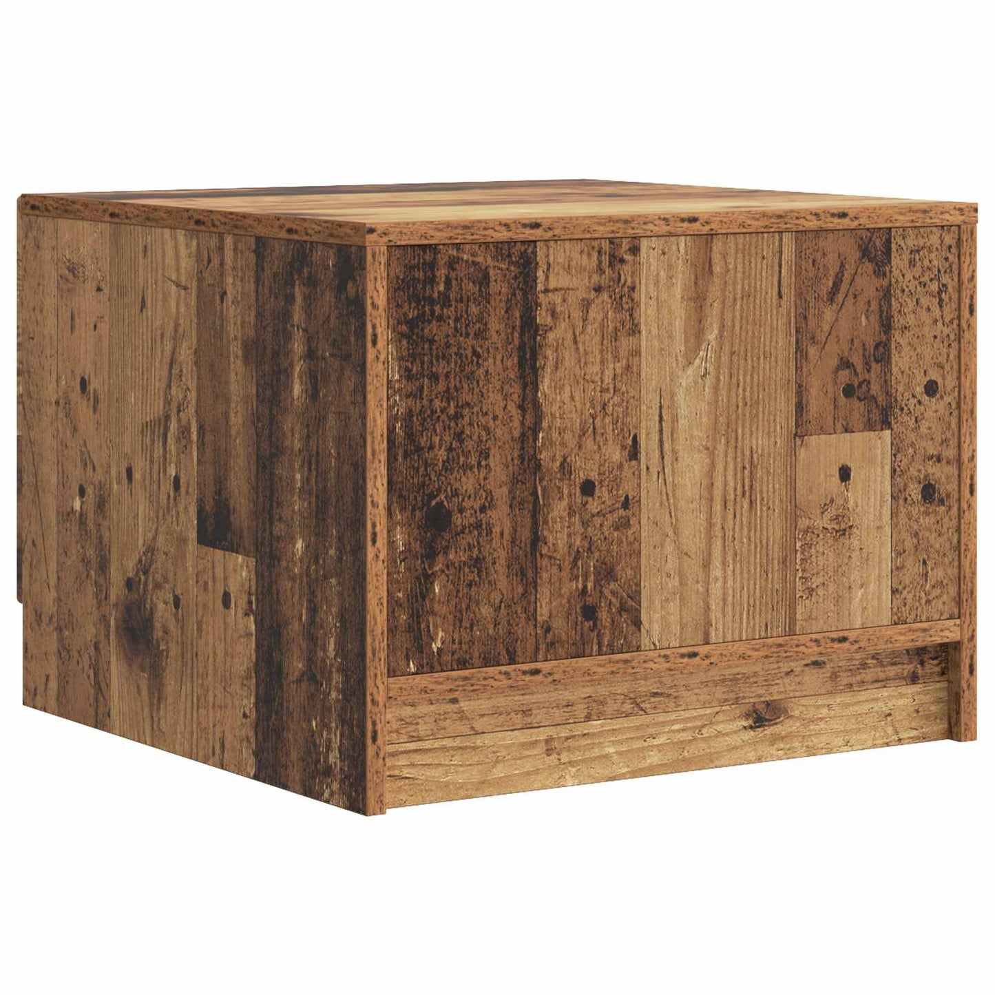 Kaffebord med skuff Gammelt tre 49 x 50 x 37 cm Konstruert tre