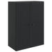 Vegghengt skap Svart 66 x 34,5 x 90 cm Konstruert tre