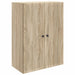 Vegghengt skap Sonoma eik 66 x 34,5 x 90 cm Konstruert tre