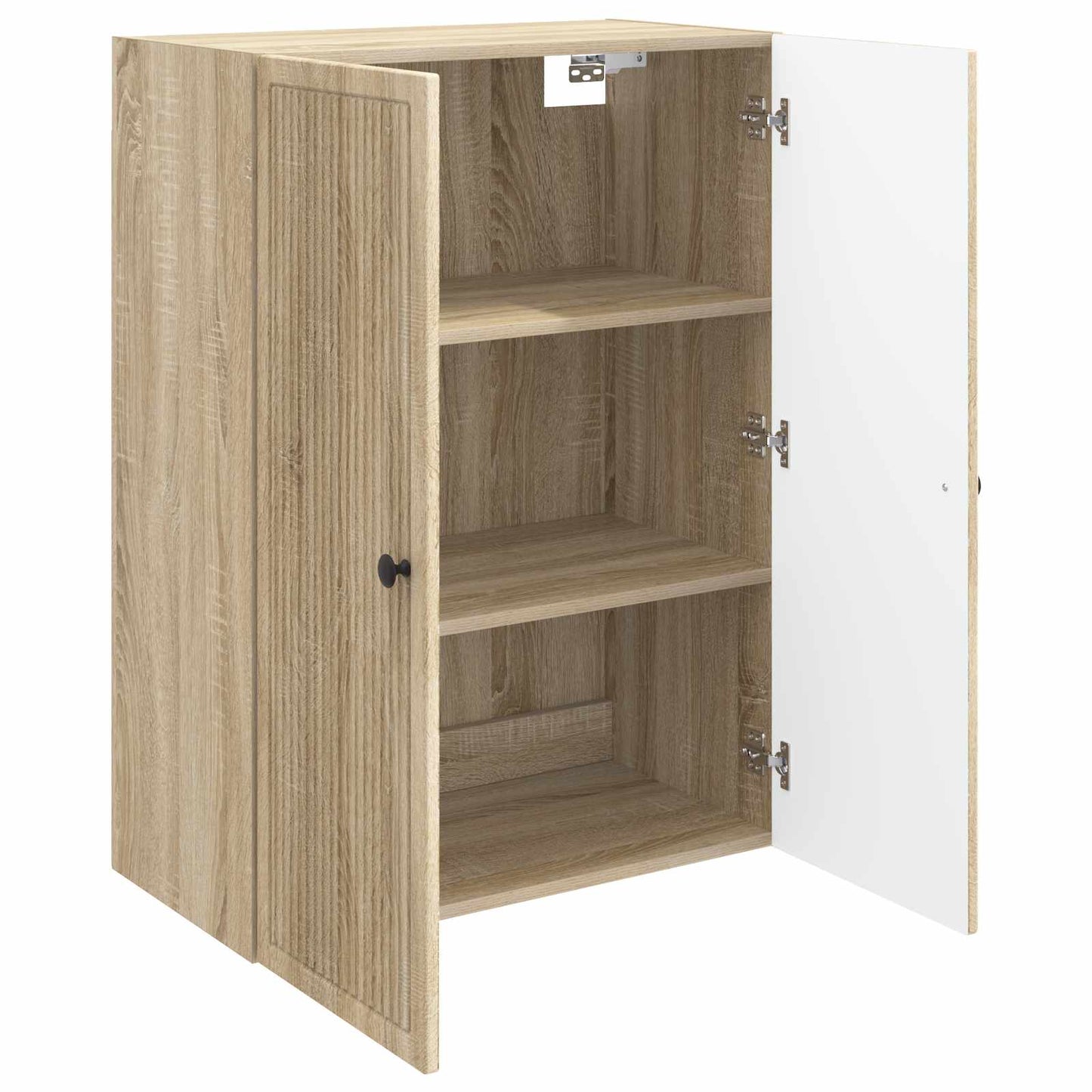 Vegghengt skap Sonoma eik 66 x 34,5 x 90 cm Konstruert tre
