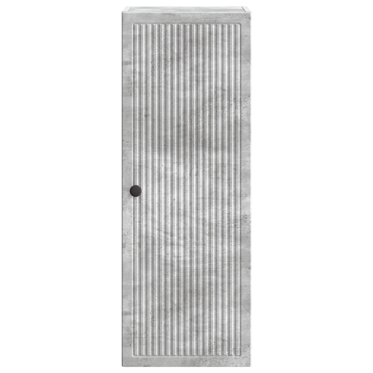 Vegghengt skap Betonggrå 33 x 34,5 x 90 cm Konstruert tre