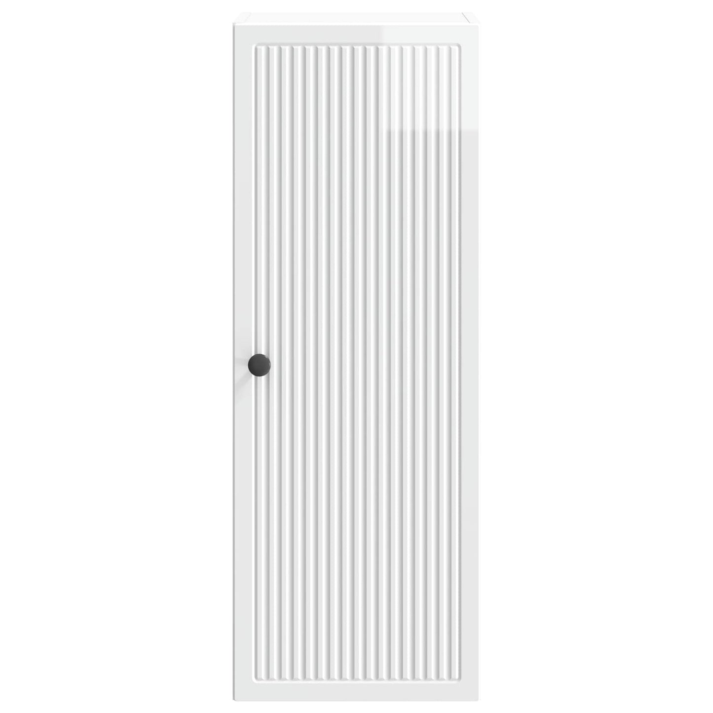 Vegghengt skap Høgglans hvit 33 x 34,5 x 90 cm Konstruert tre