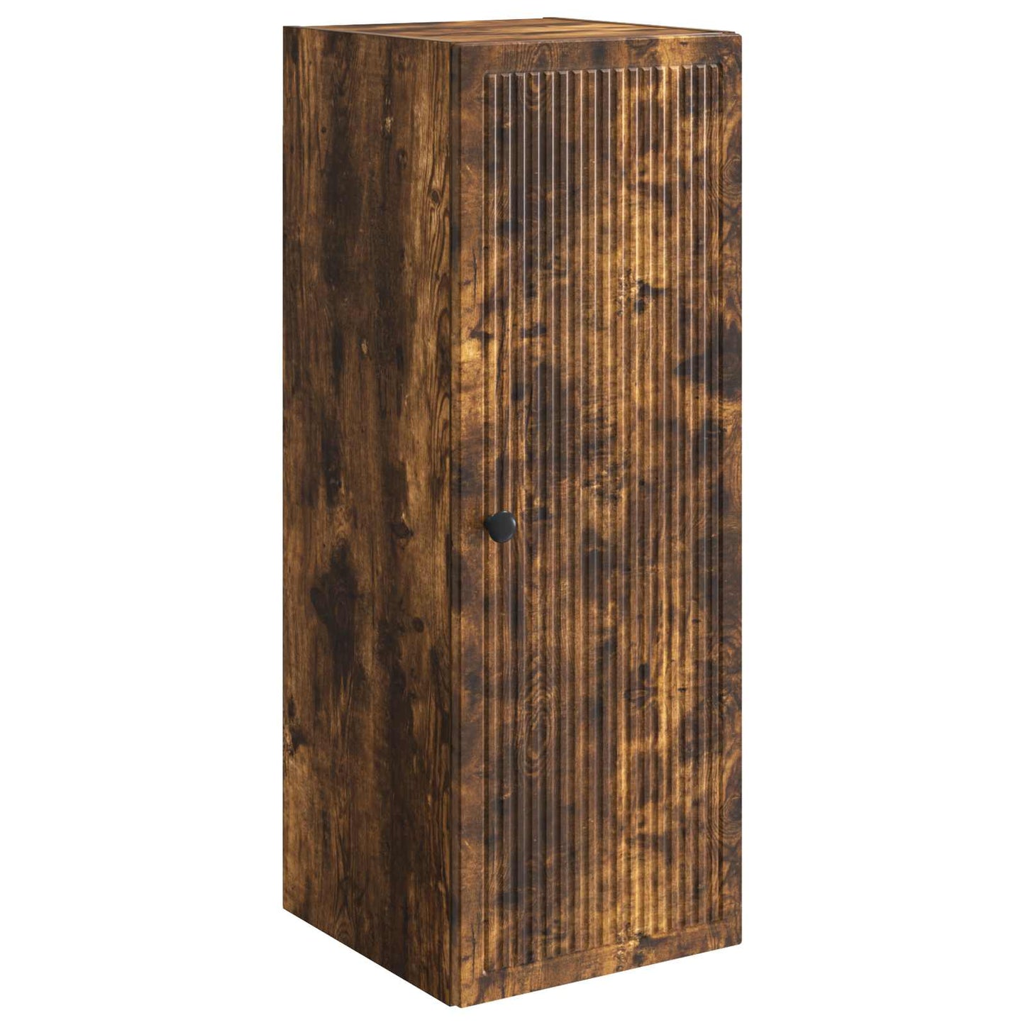 Vegghengt skap Røkt Eik 33 x 34,5 x 90 cm Konstruert tre
