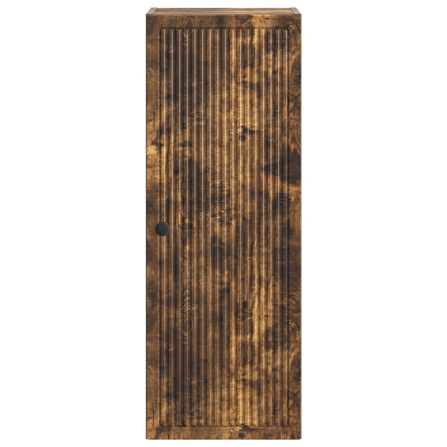 Vegghengt skap Røkt Eik 33 x 34,5 x 90 cm Konstruert tre