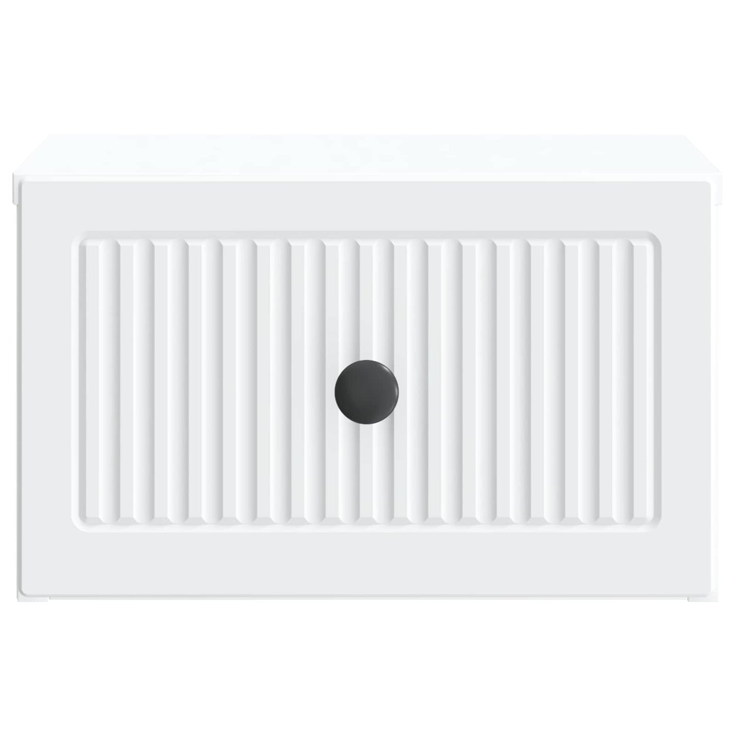 Vegghengt Nattbord 2 pcs Hvit 33 x 34,5 x 20 cm Konstruert tre