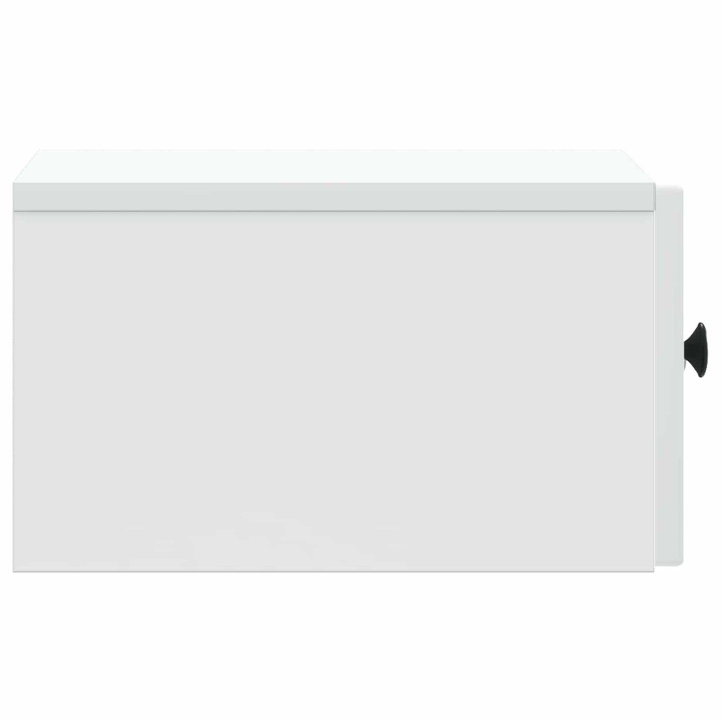 Vegghengt Nattbord 2 pcs Hvit 33 x 34,5 x 20 cm Konstruert tre